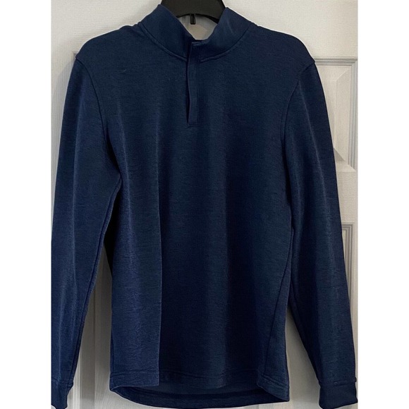Under Armour Other - Under Armour Cold Gear Men's 1/4 zip Sweatshirt Size Large Loose Fit Blue